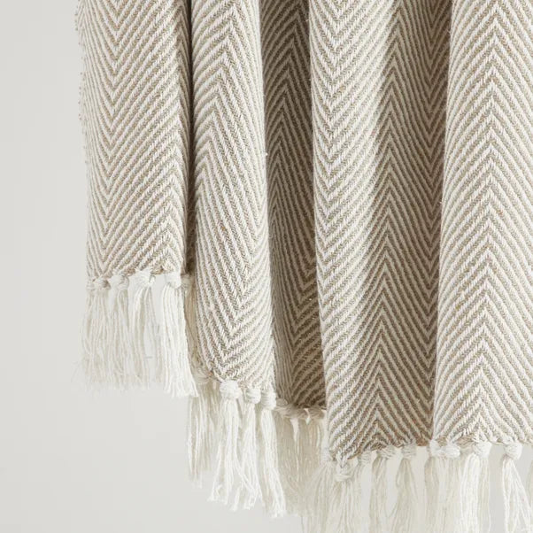 Jenson Herringbone Throw 235cm x 235cm