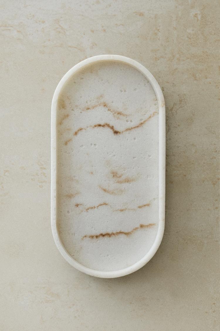 MARBLE-EFFECT Bathroom Essentials Set
