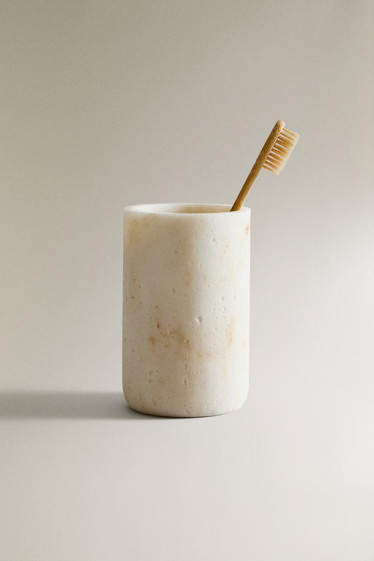 MARBLE-EFFECT Bathroom Essentials Set