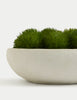 Artificial Moss in Concrete Bowl
