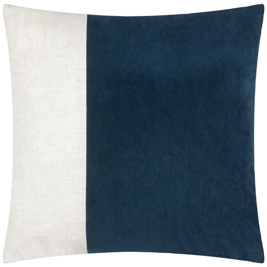 Morden Soft-Washed Velvet Cushion Indigo