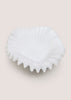 White Rib Wavy Bowl
