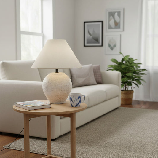 Sarah Table Lamp - Cream