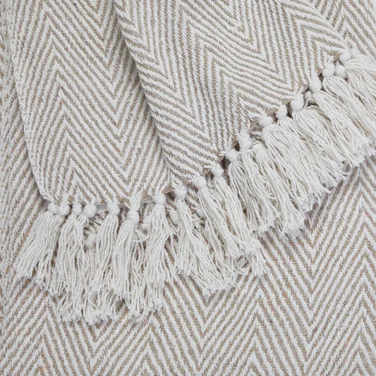 Jenson Herringbone Throw 235cm x 235cm