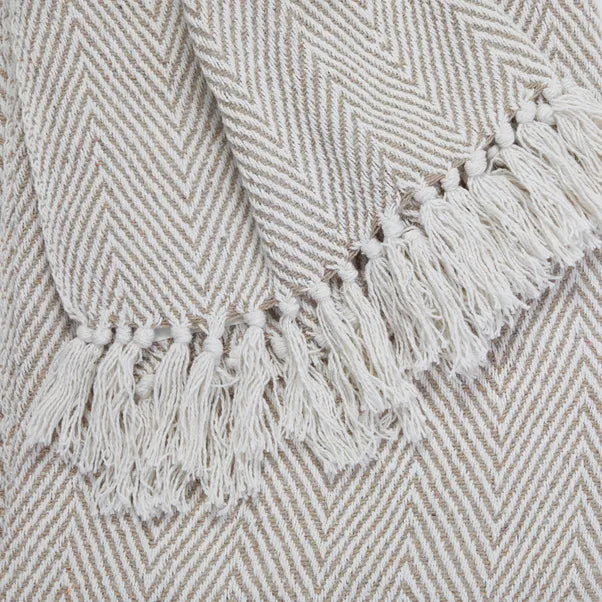 Jenson Herringbone Throw 235cm x 235cm