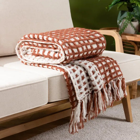 Brick Toasty Throw 130cm x 180cm