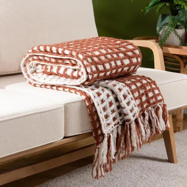 Brick Toasty Throw 130cm x 180cm
