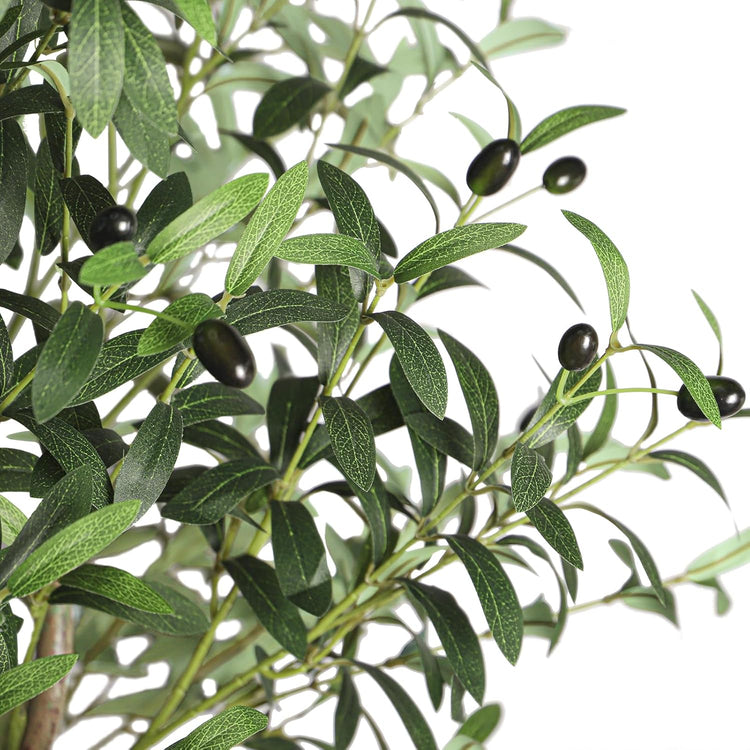 YOLEO 6FT Tall Artificial Olive Tree Faux Silk Plant