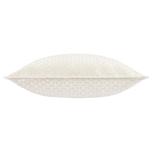 Neptune Velvet Cushion Ivory