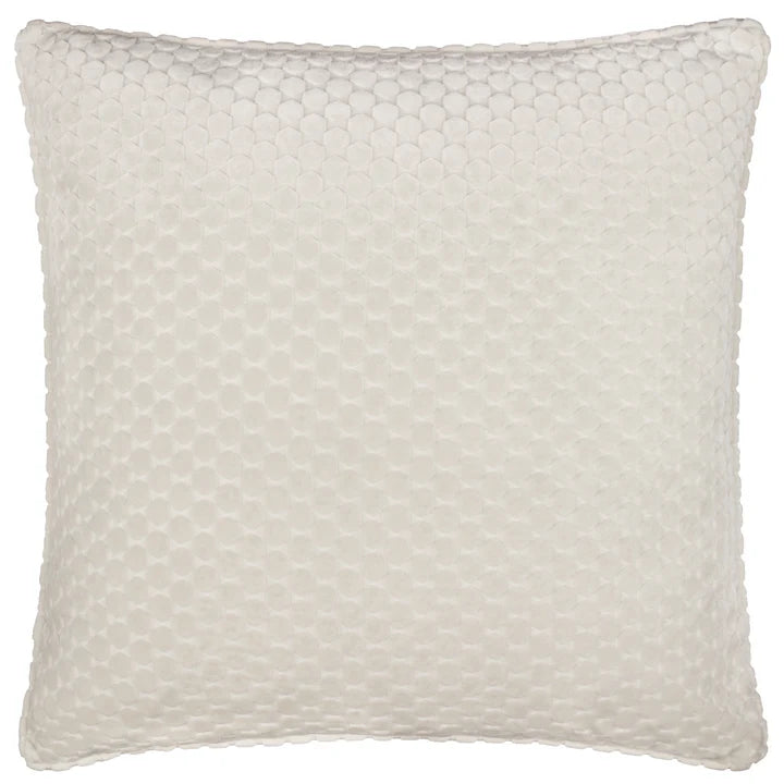Neptune Velvet Cushion Ivory