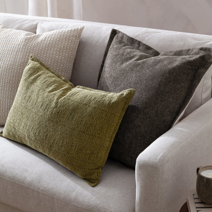 Ramas Jacquard Cushion - Feather Filled