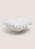 White Rib Wavy Bowl