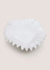 White Rib Wavy Bowl