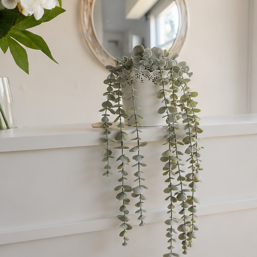 Cascading Eucalyptus Planter