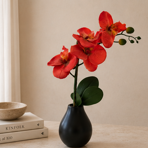 Coral Orchid Arrangement