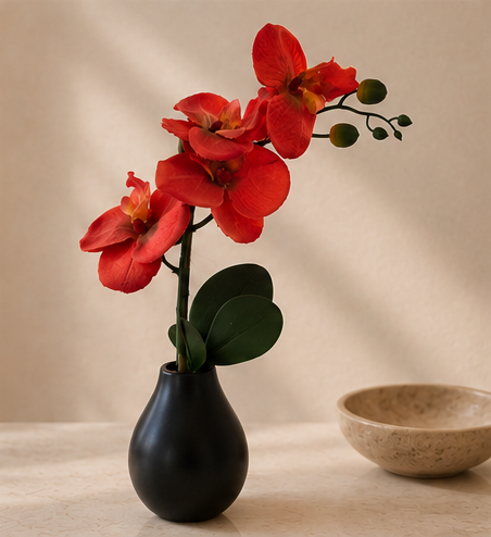 Coral Orchid Arrangement